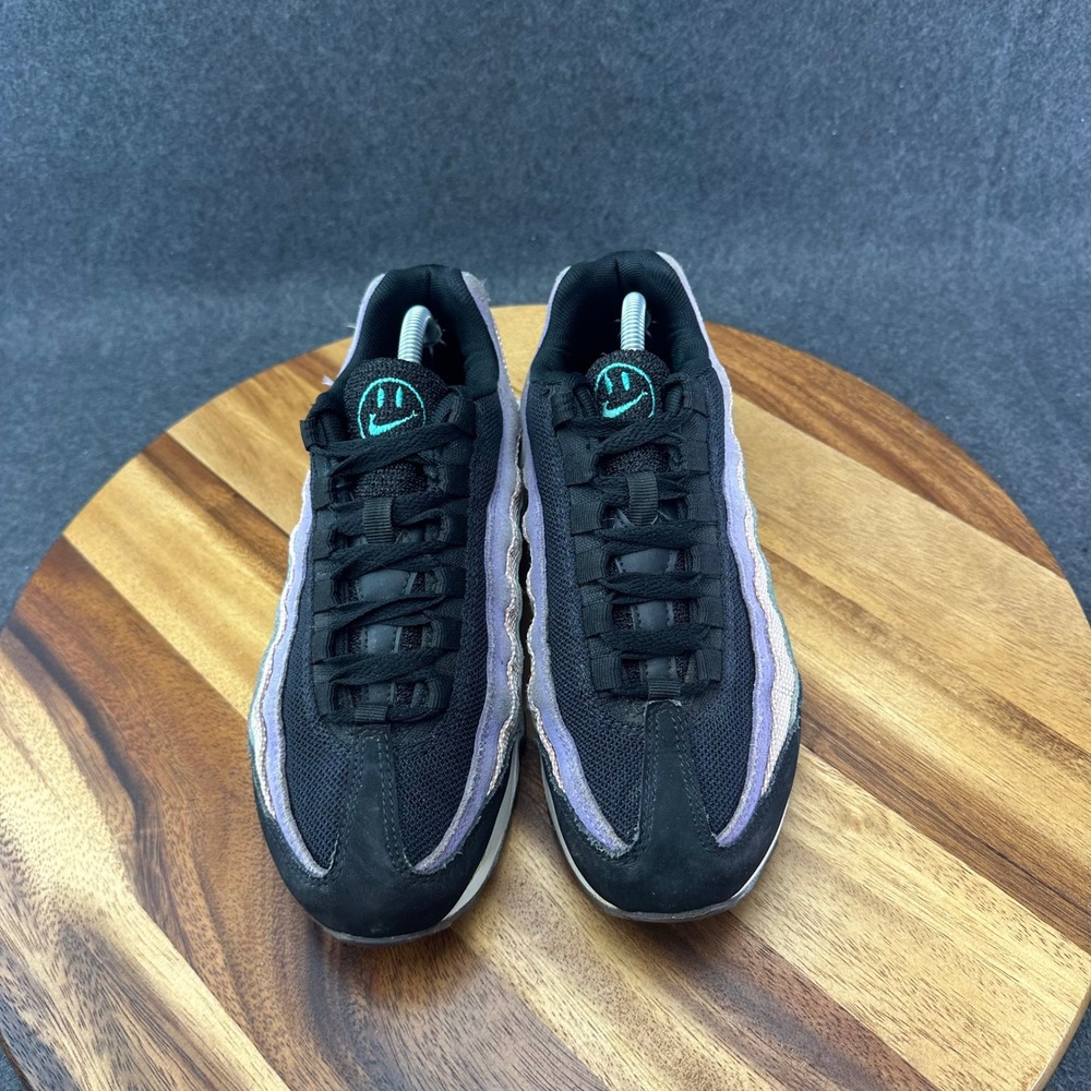 Nike Air Max 95 GS Have A Nike Day Black Purple CI5645-001 Womens 7 Kids 5.5Y - Picture 5 of 14
